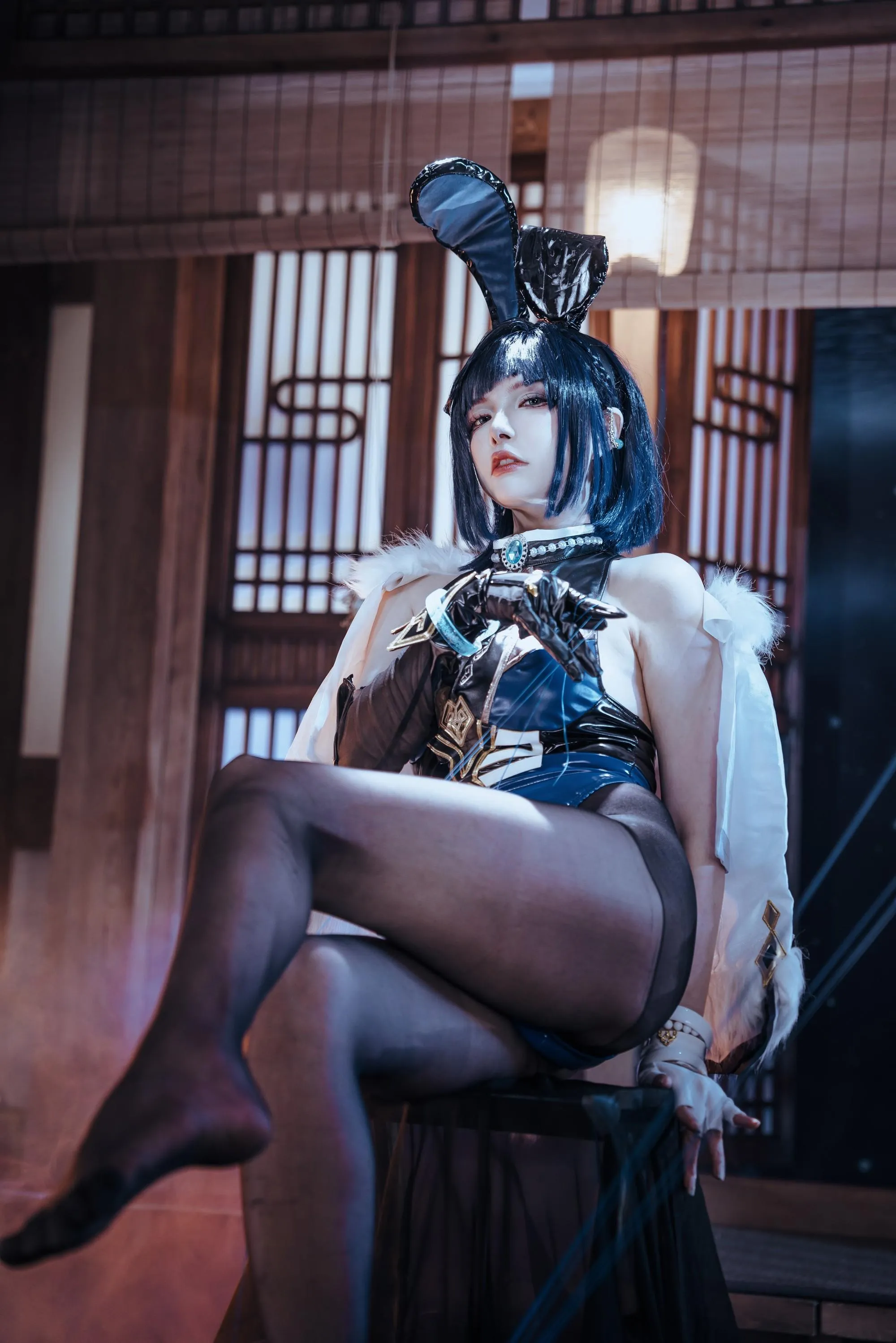 秋和柯基 – NO.105 夜兰 兔女郎 [92P]插图